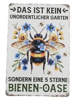 Bienen - Oase -   Blechschild  (neu, OVP)