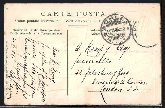 Cartoline postali: Passepartout-Lithographie Zürich, Schwe – Usato da Berlin venduto da bartko-reher 1