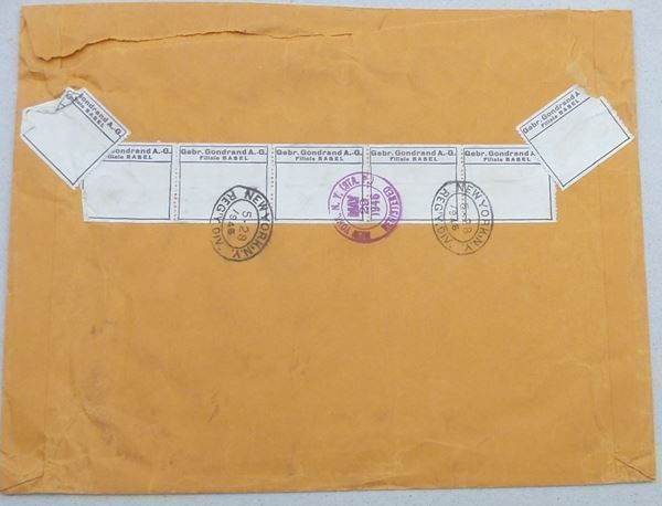 Alle Briefmarken: Grossbrief ++ PAX Basel nach USA 1946 – Gebraucht aus Walkringen von Casablanca777 3