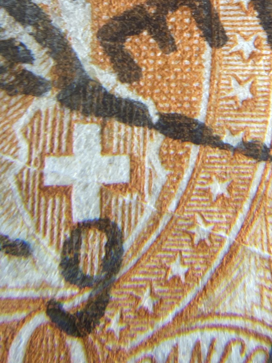 Tutti i francobolli: Znr 66Eb.1.42 Quetschfalten – Usato da Muri AG venduto da Briefmarke-Schweiz 2