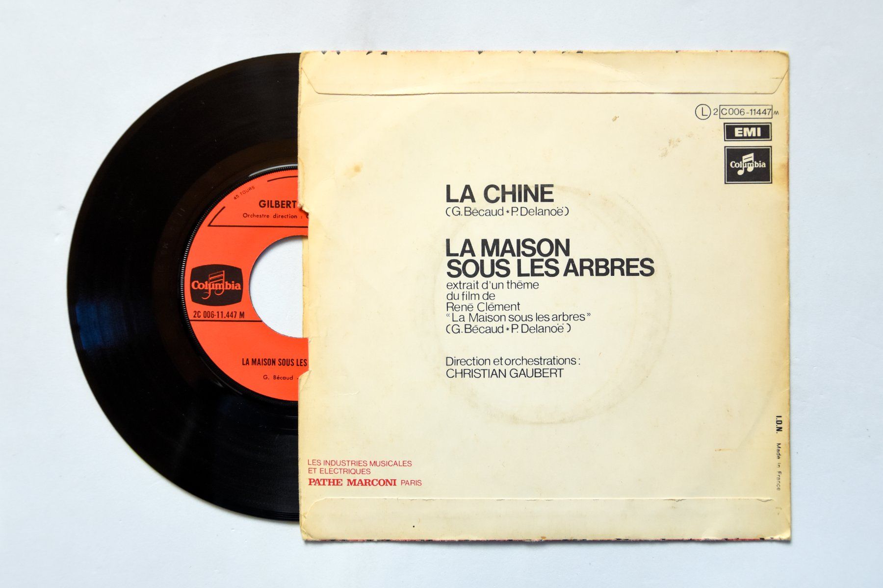 Dischi in vinile: Gilbert Bécaud - La Chine – Usato da Belmont-sur-Yverdon venduto da ag97 1