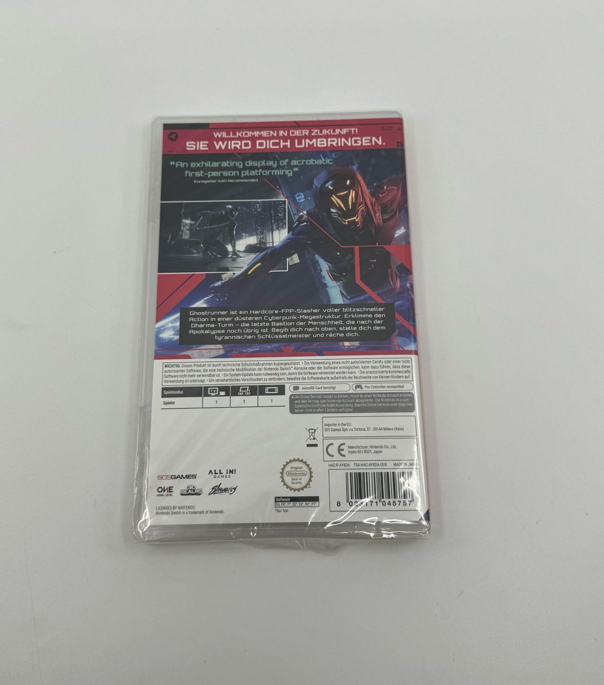 Spiele: Ghostrunner (Nintendo Switch) SEALED – Neu und originalverpackt aus Herisau von Seyashop1 1