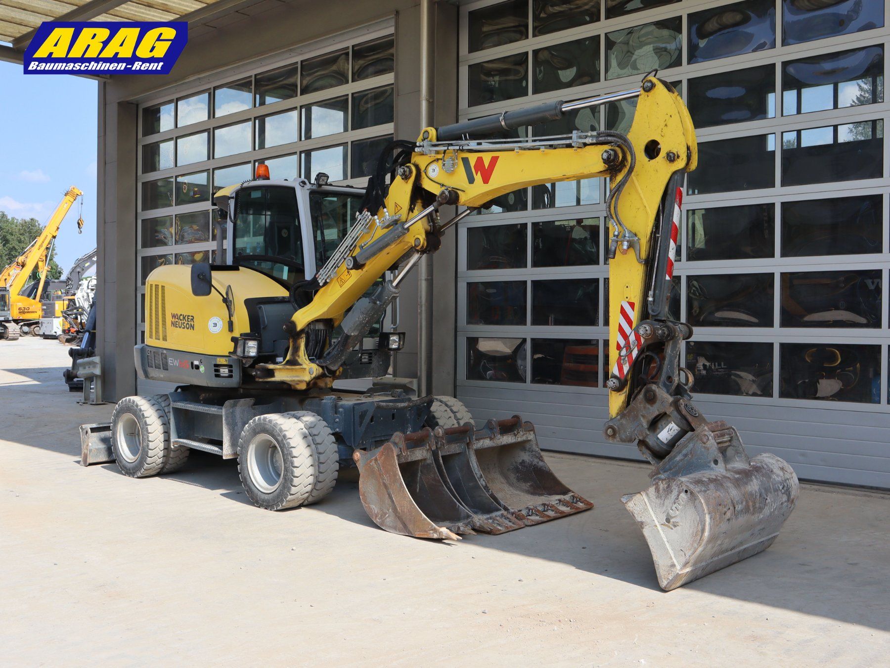Wacker Neuson Escavatori: Wacker Neuson EW65 Mobilbagger – Usato da Hasle LU venduto da Arag08 2