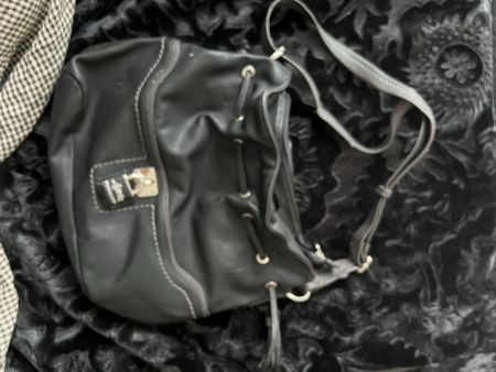 Schultertasche Leder schwarz guter Zustand