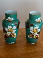 Vintage Vasen Set, Blumenmuster, Grün, für den Frühling
