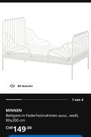 Minnen Kinderbett+Matratze auziehbar