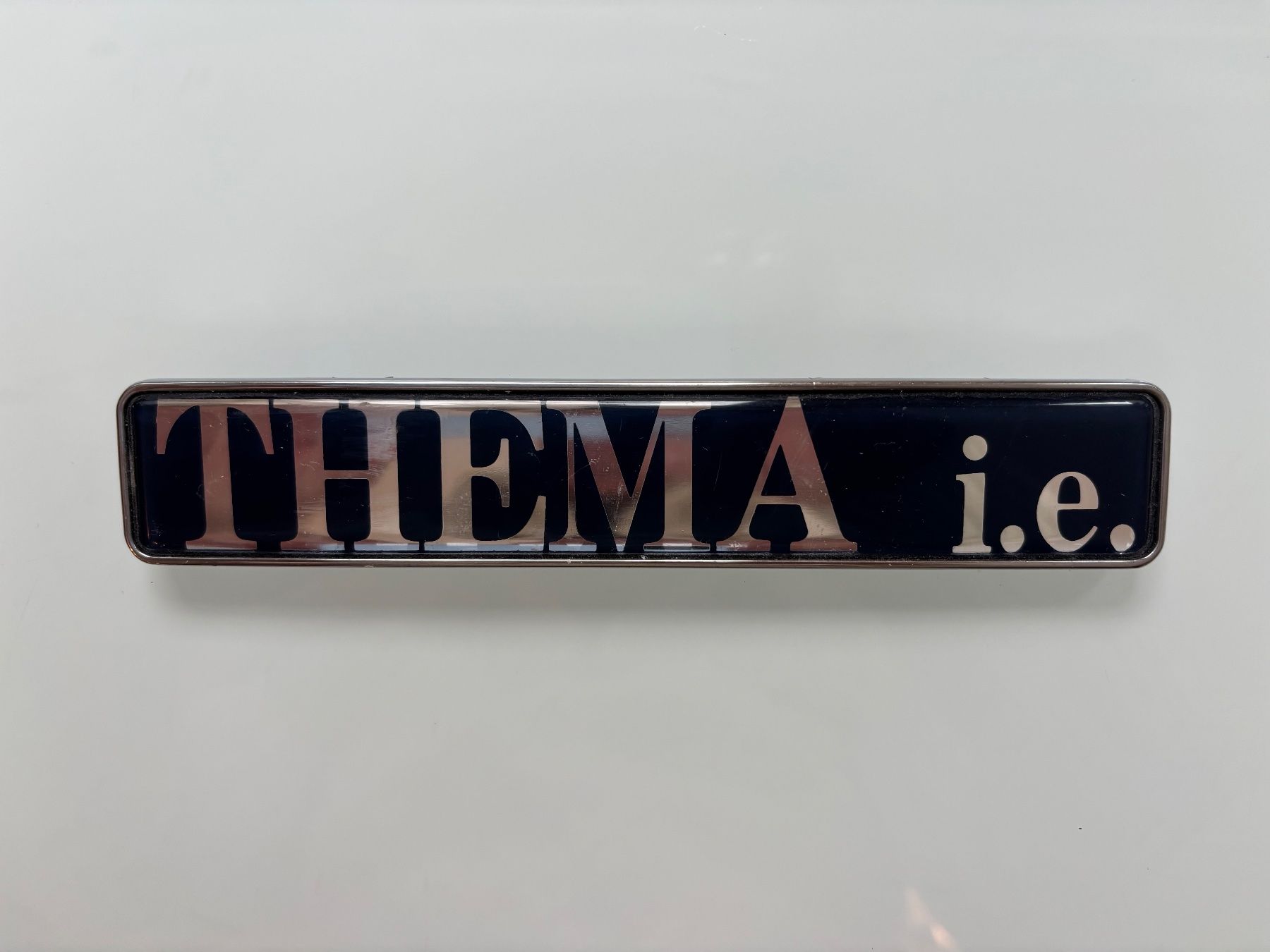 Lancia Insegne: Typenschild Lancia Thema 1984 – Usato da koppigen venduto da Aprilia02 1