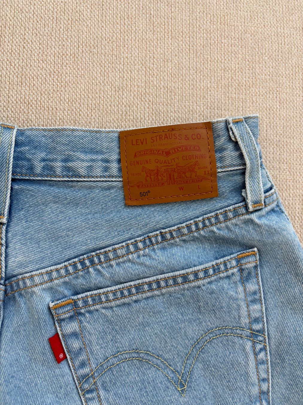 Levi's Jeans: Levi's Original 501 Shorts Gr. 27 light blue – Usato da Lachen SZ venduto da dar_hjg9 3