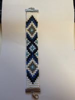 Bracelet perlé artisanal - Bijou d'été unique fait main