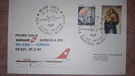 Swissair Milano - Züricj 25.03.1984