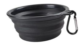 Gamelle pliable ronde en silicone