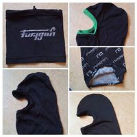 Lot de cagoule et tour de cou moto