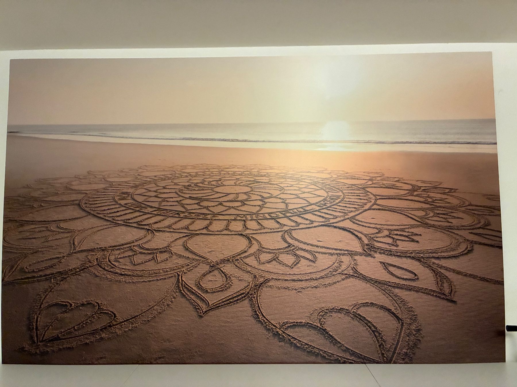 Foto & Immagini: Mandala- Bild Strand 120x180cm – Usato da Frick venduto da sandra037 3