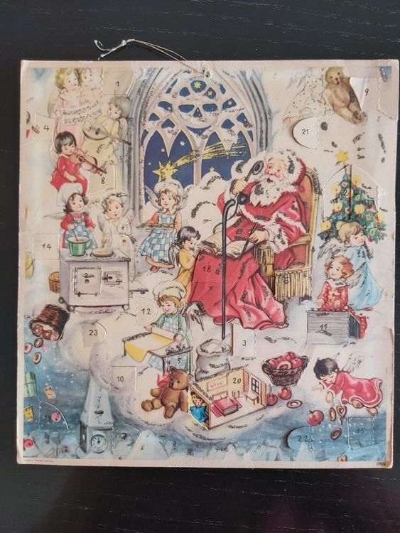 Adventkalender - Vintage 60er Jahre | Kaufen auf Ricardo