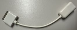 Apple USB Femal to 30-pin Dock connector male adapter
