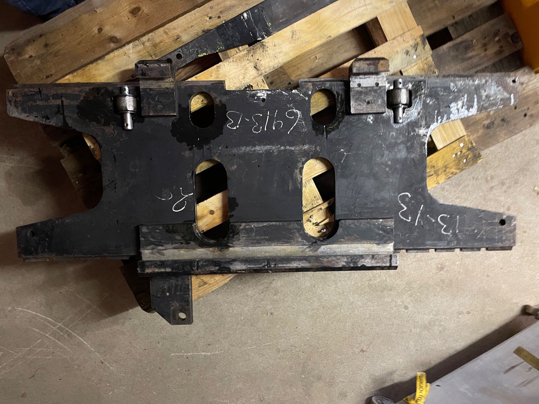 Carrelli elevatori e a forche: Seitenschub zu Stapler – Usato da Huttwil venduto da Bolpa 3