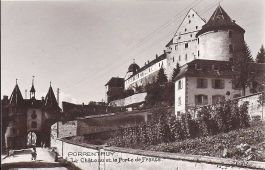 PORRENTRUY, le château et porte de France