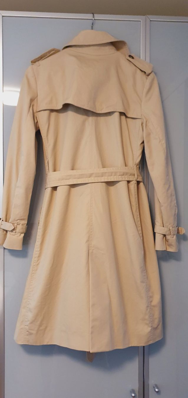 Mango Mäntel: Trenchcoat Mango Gr. 34 beige Baumwolle – Gebraucht aus Stansstad von InStyle8 6