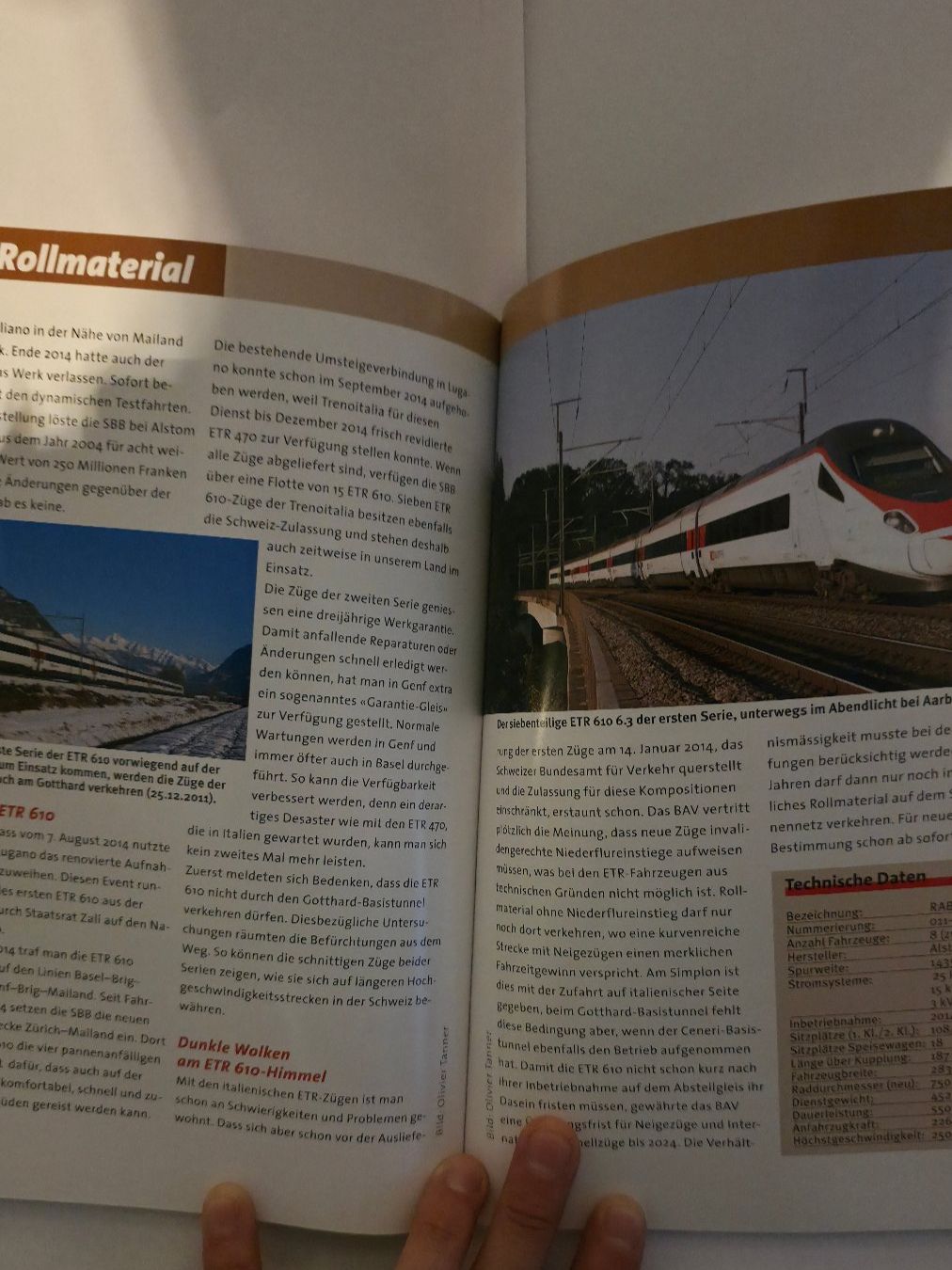 Livres: Bahn-Jahrbuch Schweiz 2015 – D'occasion à Hochdorf par marcosfreizeit 2