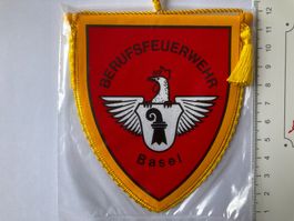Vintage Fanion/Wimpel   BERUFSFEUERWEHR  BASEL