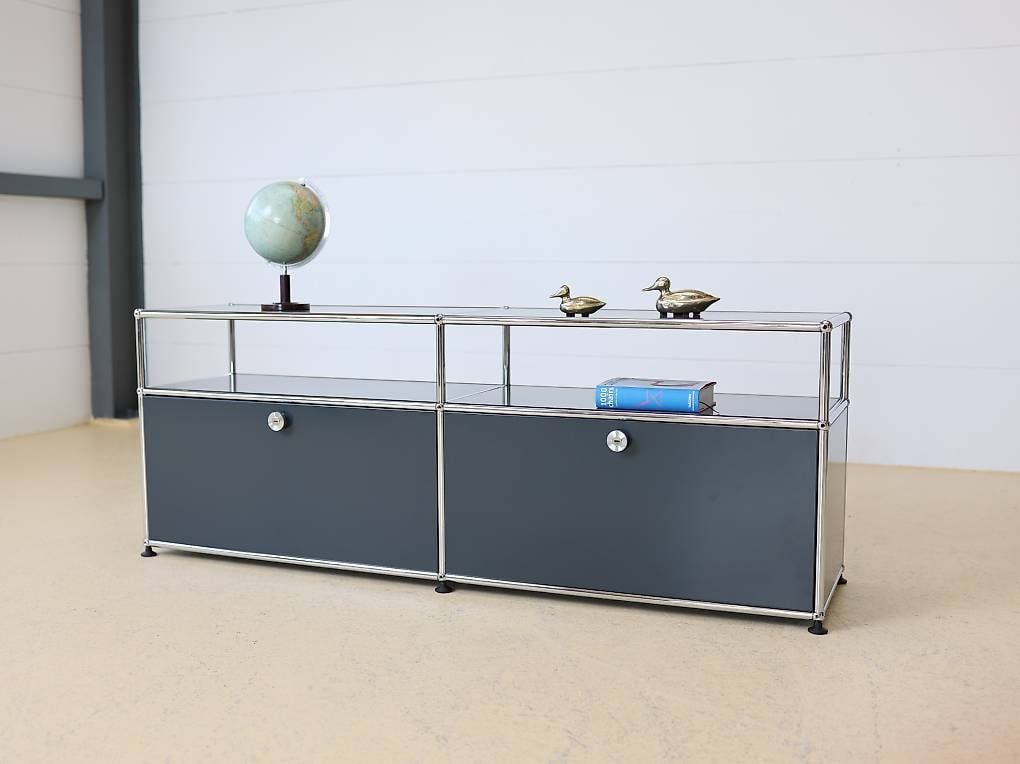 USM Kommoden: USM Haller Lowboard in Anthrazitgrau 2x2 – Gebraucht aus Meinisberg von atelier_TILIJA 3