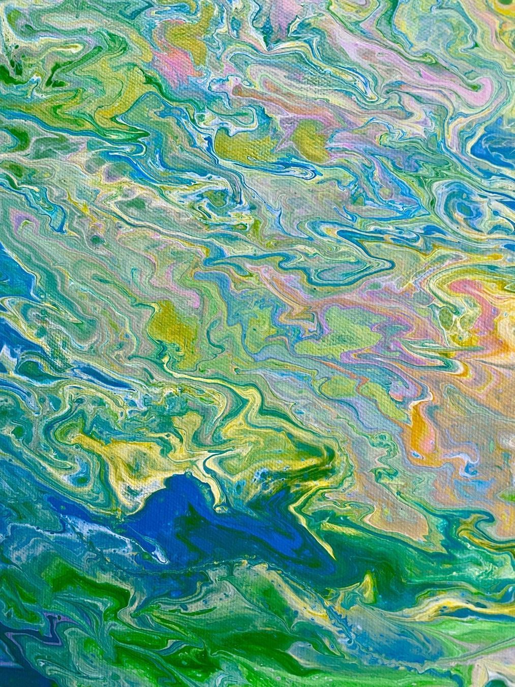 Gemälde: Acrylgemälde 40x60 farbig, abstrakt, Einzelstück – Neu (gemäss Beschreibung) aus Hochdorf von Jasminurschel 3