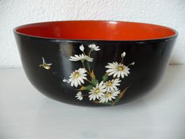 Alte bemalte Holzschale - Ancien bol en bois peint