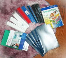Slidebinder clips A4 Restposten /HP Banner Papier Mappen