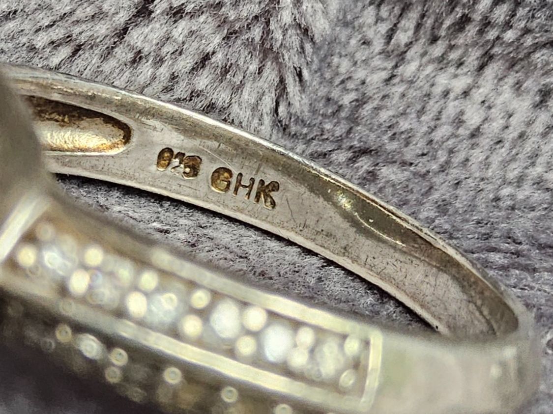 Anelli: Vintage Sterling Silber Ring Grösse 56 – Usato da Zürich venduto da SciTec 1