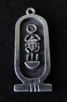 Silber 800 Anhänger Skarabäus Amulett Ägypten