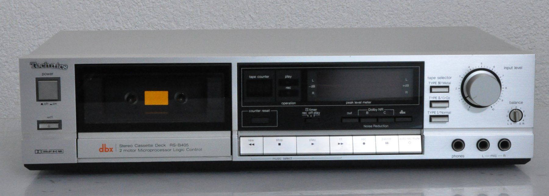 Technics Aufnahmegeräte: Technics RS-B405 Kassettendeck / dbx Tapedeck – Gebraucht aus Oberglatt ZH von Kumar2