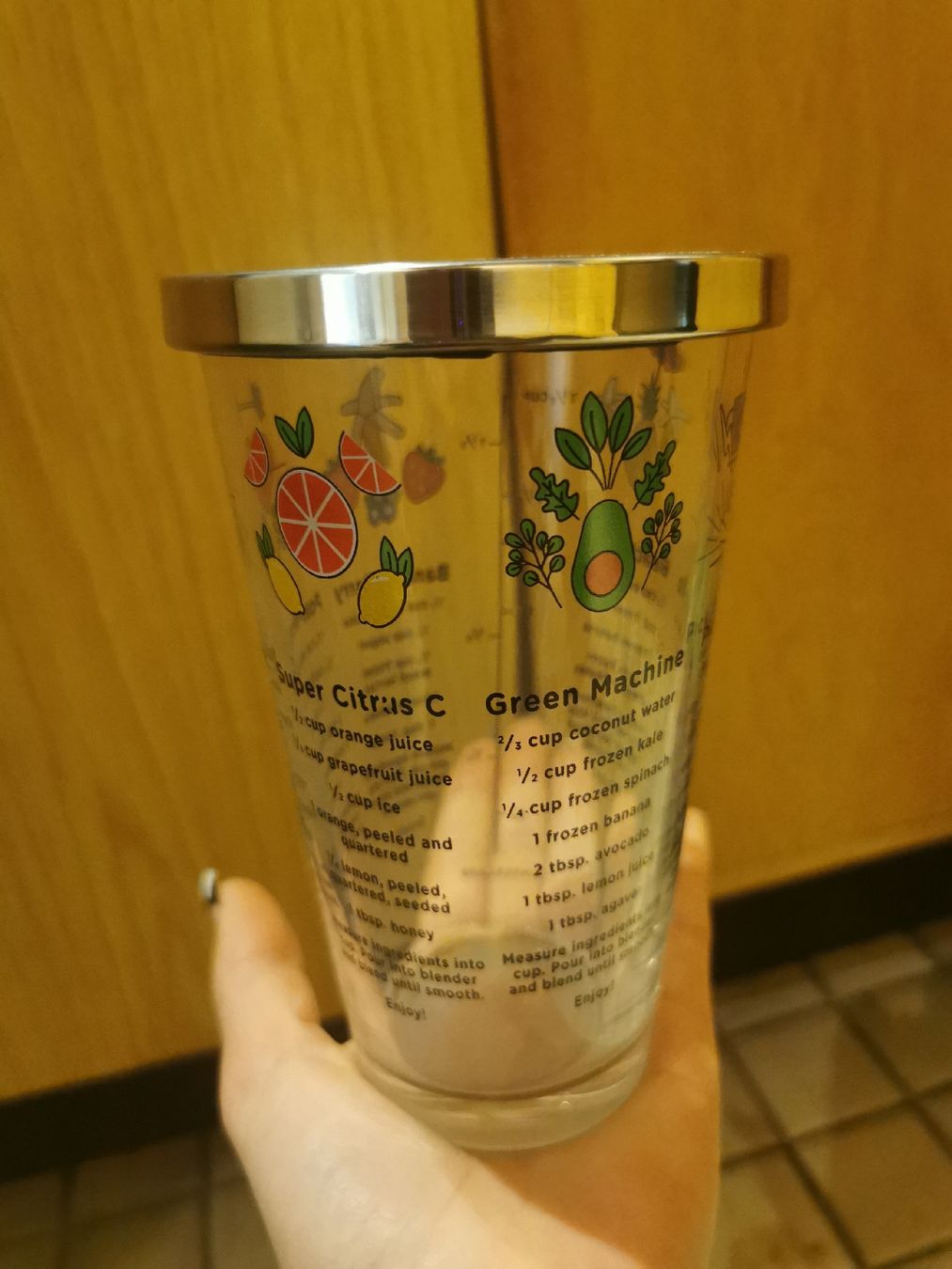 Gläser: Smoothie Glas mit Rezepten und Deckel – Neu und originalverpackt aus Laufen von Daraja 1