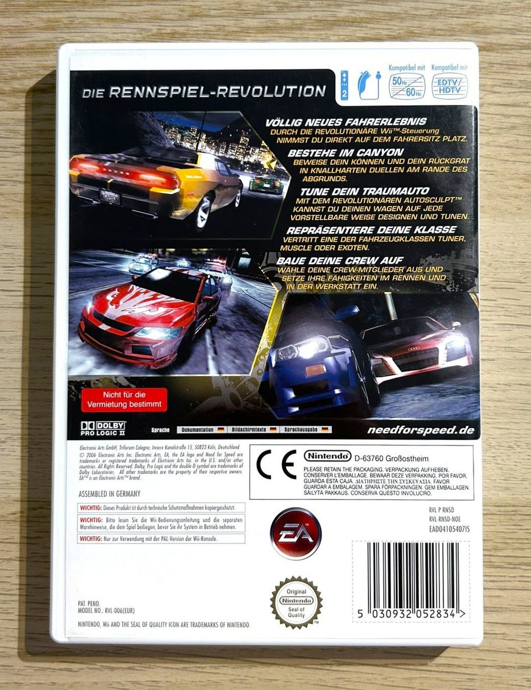 Nintendo Giochi: Need for Speed Carbon Nintendo Wii – Usato da St. Gallen venduto da Alpine.Arcade 1