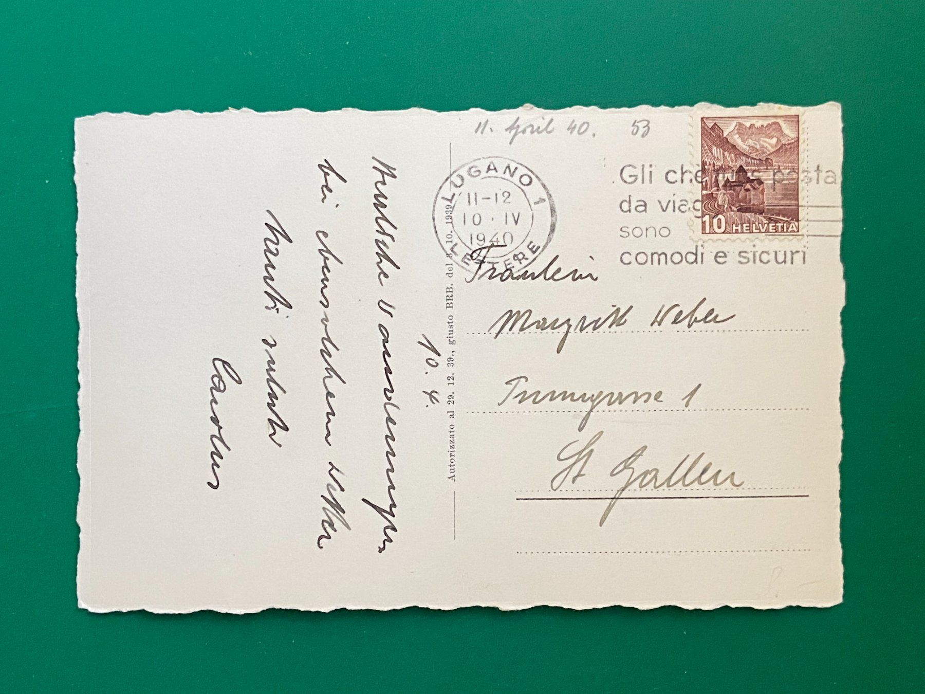 Cartoline postali: Lago di Lugano – Usato da Steg VS venduto da _vinci_ 1