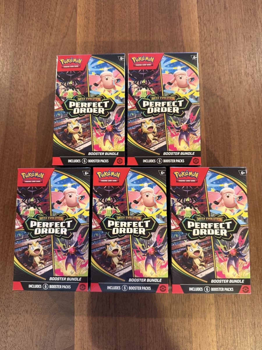 Pokémon Sammelbilder & Trading cards: Pokemon Perfect Order Booster Bundle 5X ENG OVP!! – Neu und originalverpackt aus Embrach von Fcbayern187