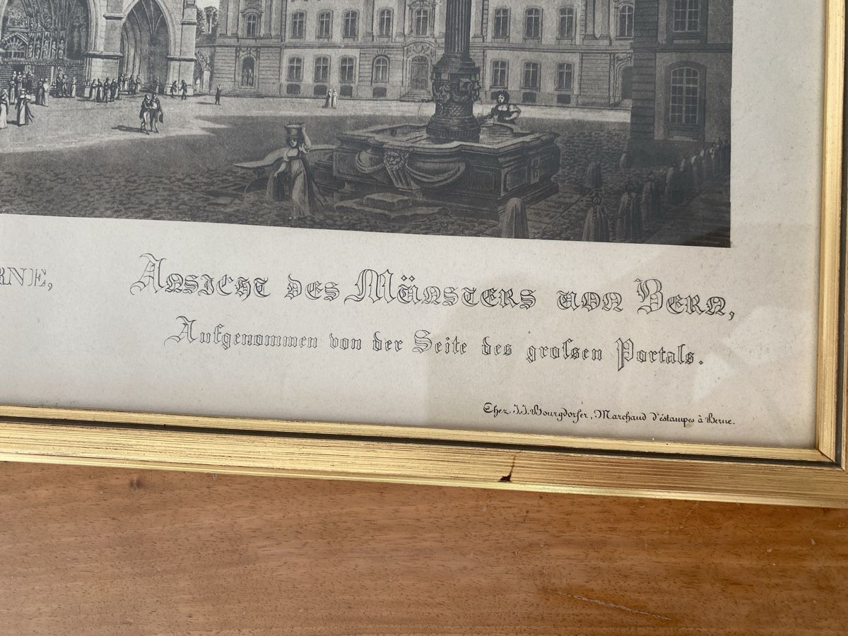 Foto & Immagini: Antike Aquatinta Münster Bern – Usato da Burgdorf venduto da gre_2ftz 4