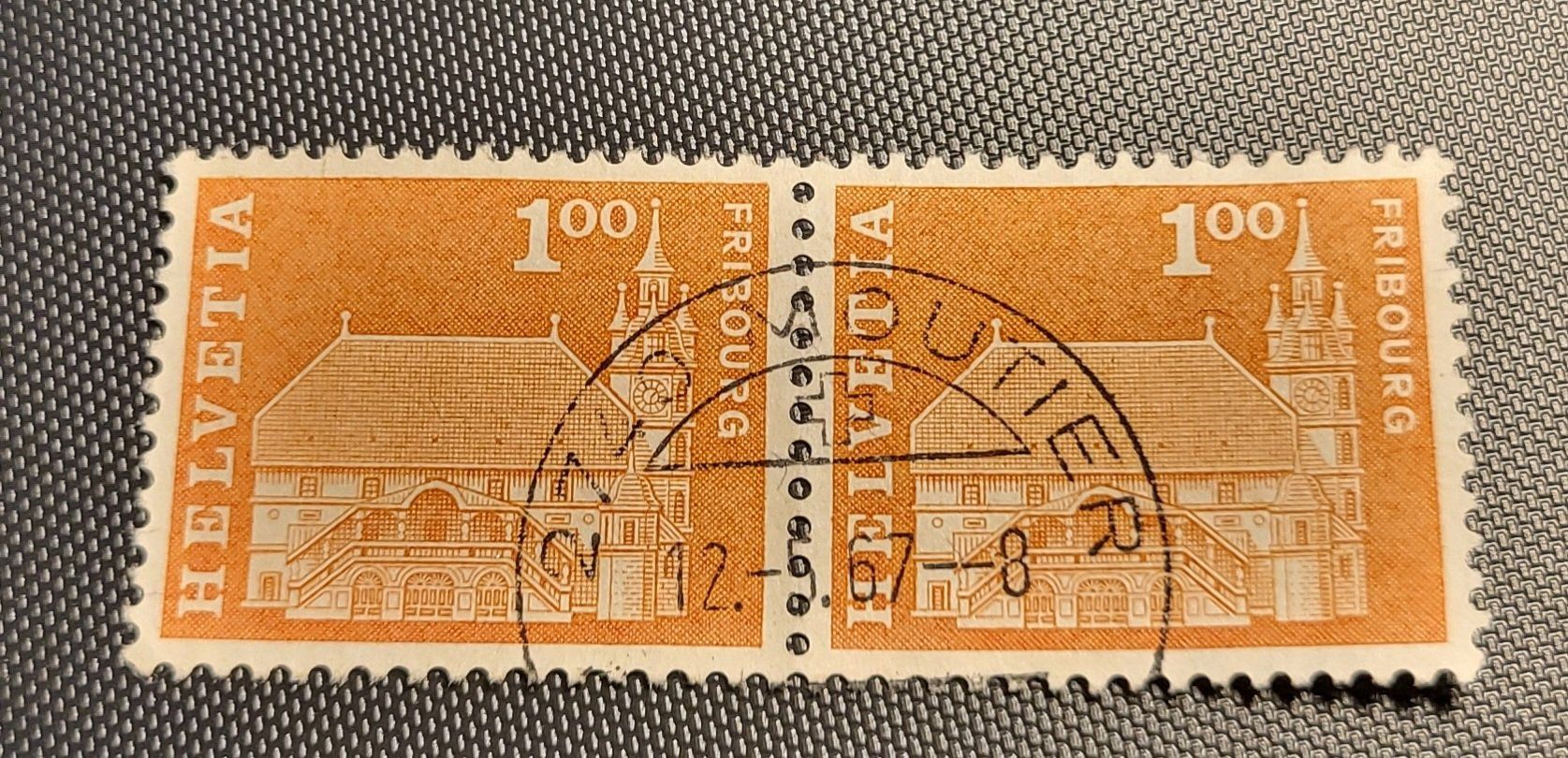 Tutti i francobolli: Vollstempel Moutier briefmarke – Usato da St Gallen venduto da Stampsalshobby