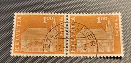 Vollstempel Moutier briefmarke
