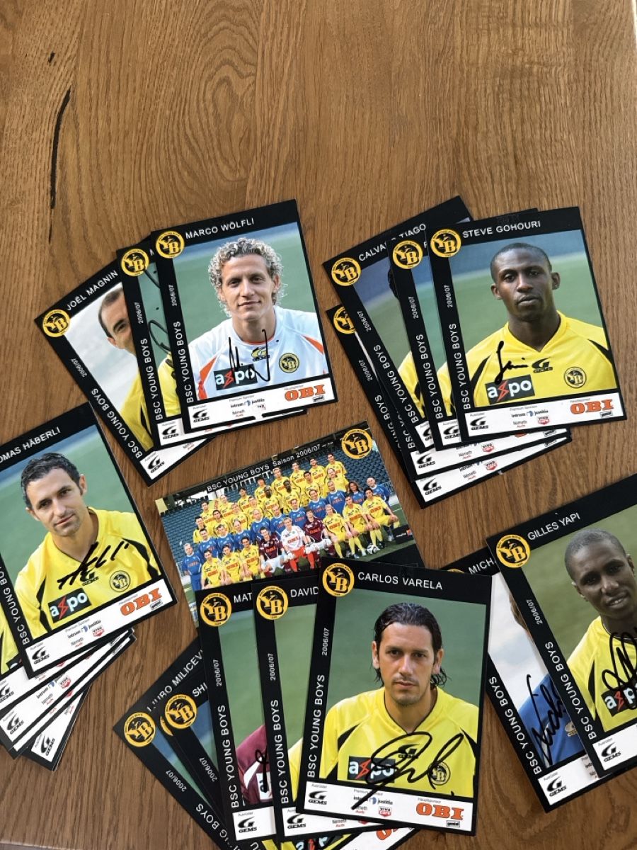 Autografi: Autogrammkarten BSC Young Boys – Usato da Ins venduto da Mi_Ro93