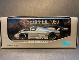 SAUBER Mercedes C9 Silberpfeil 1989 No63 Max Models 1:43 OVP