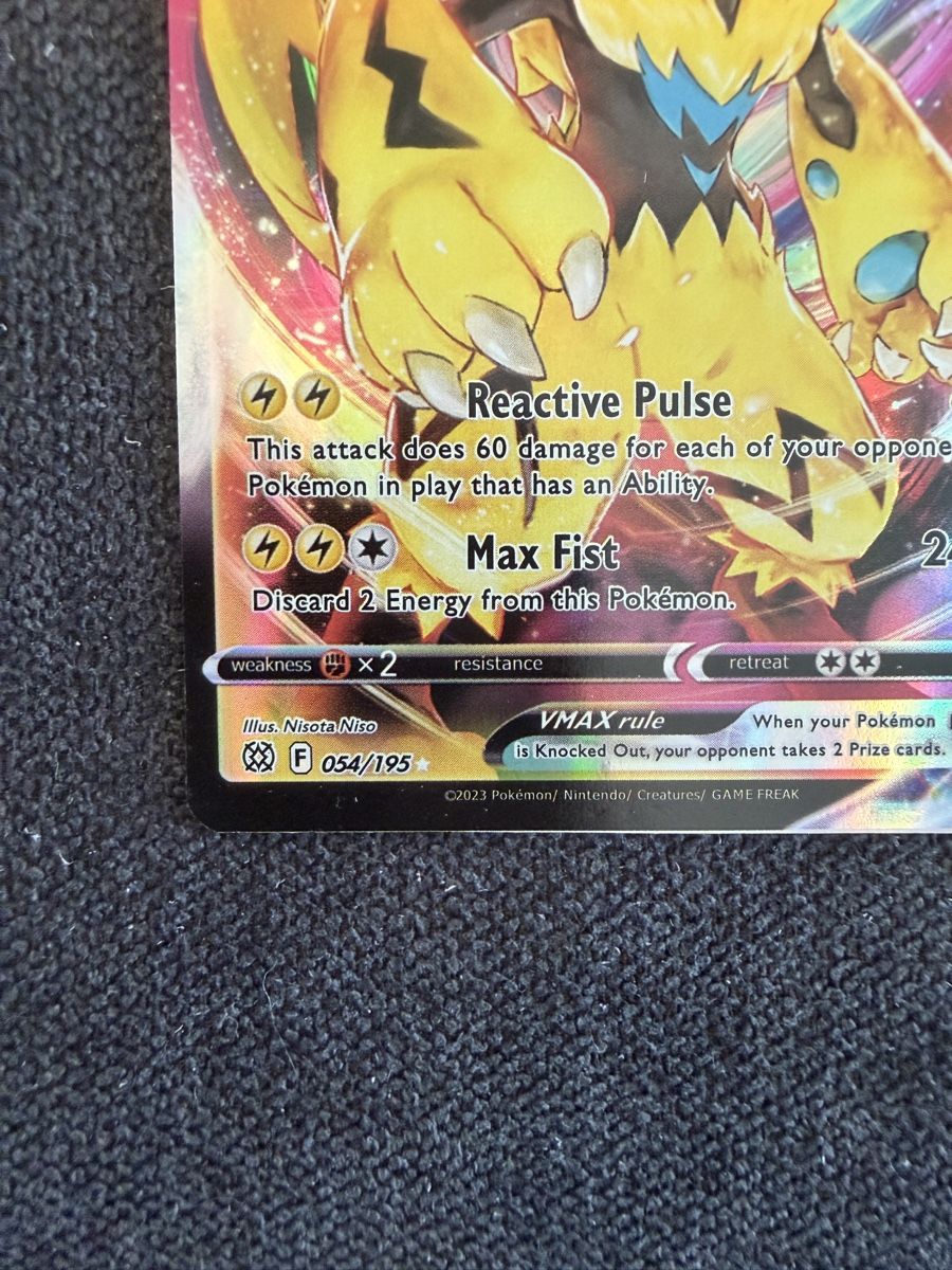 Pokémon Carte collezionabili: Pokémon Zeraora VMAX 054/195 – Usato da Liestal venduto da arl_6tv7 1