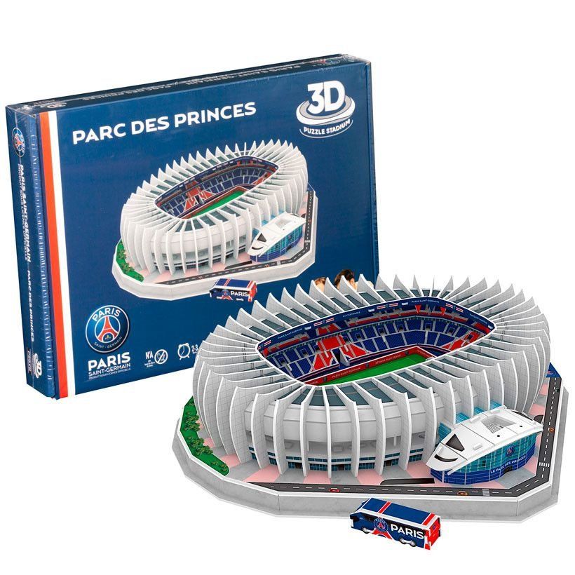 Puzzle: PSG Paris Saint Germain 3D Stadion Puzzle – Nuovo e nell'imballaggio originale da Wil SG venduto da Football-Legends