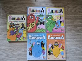Lot de 5 DVD Barbapapa dessins animés pour enfants 