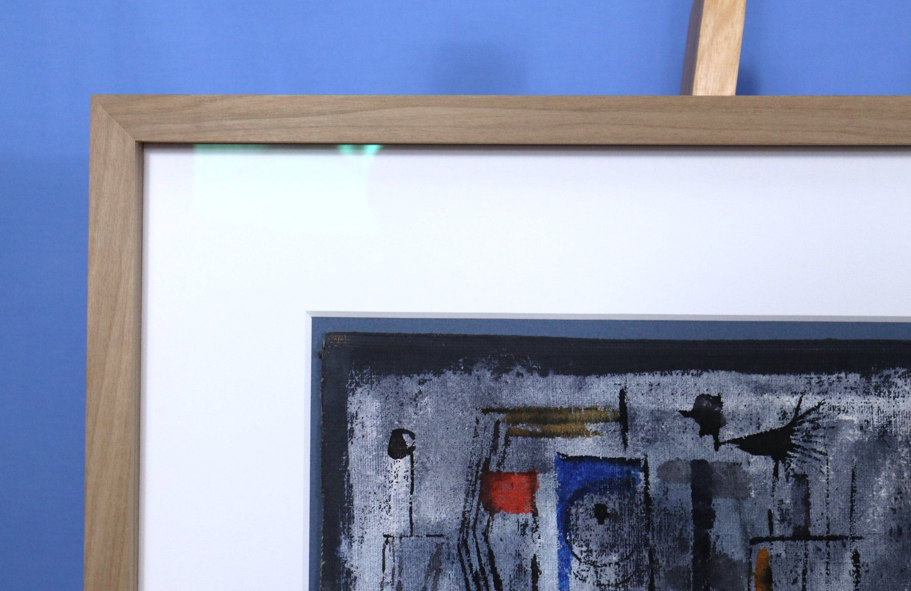 Gemälde: Romolo Esposito, Mischtechnik "Klee-Garten" signiert – Gebraucht aus Zug von Kunst-Fundgrube 8