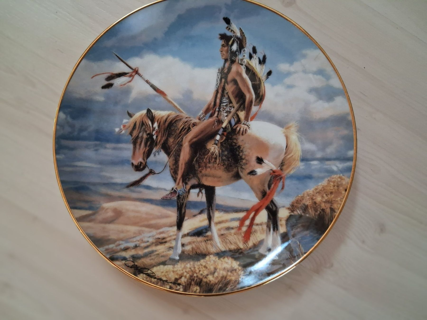 Teller: SAMMELTELLER INDIANER – Gebraucht aus langnau von Santos1411