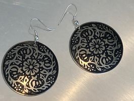 Boucles d’oreilles vintage en métal