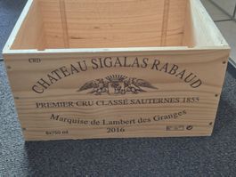 Weinkiste 6er leer 33x26x17.7 cm