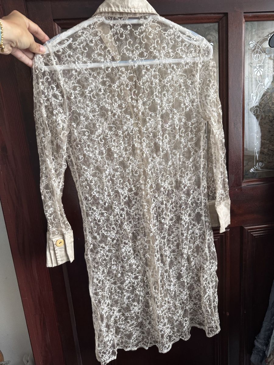 Tuniche: Spitzenbluse Kleid Tunika Oberteil – Usato da Obfelden venduto da cesarina10 2