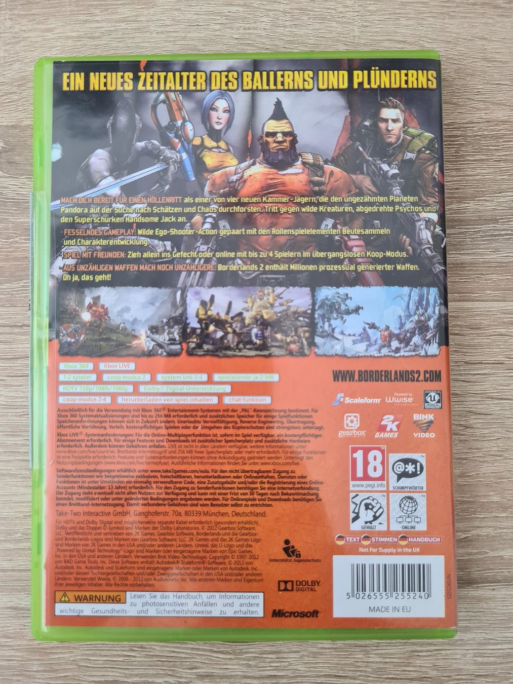 Spiele: Borderlands 2 (German Cover) - Xbox 360 – Gebraucht aus Carouge GE von Franllo 1