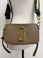 Marc Jacobs Snapshot Umhängetasche beige/gold Leder Tasche